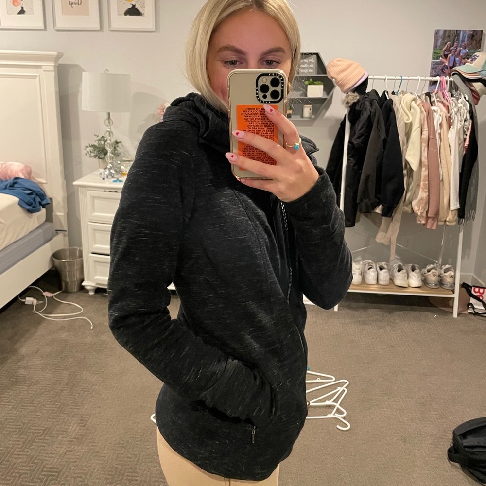 Black athleta zip up